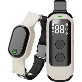 Dog Training Collar, 1600ft Range, 3 Training Modes, Rechargeable IPX7 Waterproof, for Dogs 8-120 lbs