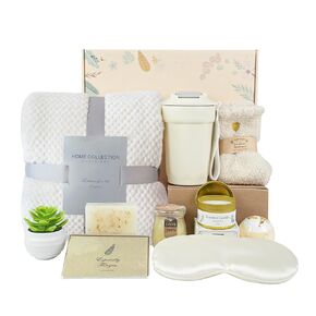 Sympathy Gift Baskets for Loss of Loved One -Thoughtful Condolence Gift Box - Comfort Care Package (10 Items) for Sending Hug- Get Well Soon Gift Baskets for Women/Men