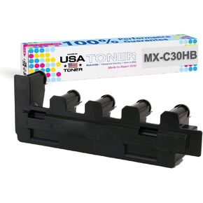 MADE IN USA TONER Waste Container Replacement for Sharp MX-C30HB, MXC30HB,MX-C304W,MX-C300W,MX-C303W,MX-C250,MX-C301W,MX-C300P
