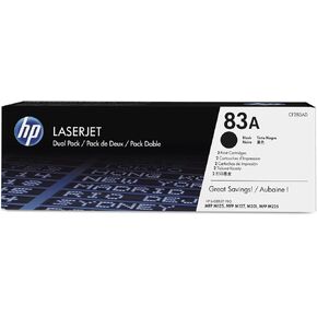 HP 83A (CF283AD) Toner Cartridges - Black (2-Pack)