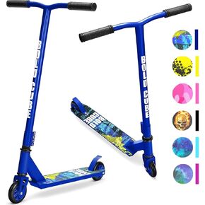 Stunt Scooter for Kids Ages 6-12 8-12 Years | Freestyle Pro 360° | Aluminium Deck | ABEC 7 | Micro Crystalized Deck