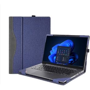 New Case for Lenovo V15 G4 G3 G2 Cover Laptop Sleeve,[Do Check Model] 15.6'' Detachable PU Leather Protective Bag Shell Accessories (Dark Grey)