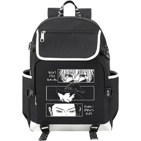 DIOMMELL Anime Backpack Canvas Capacity Manga Backpack Laptop Backpack