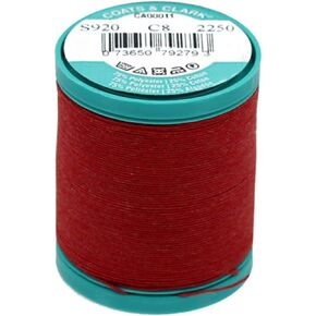 Dual Duty Plus Button & Carpet Thread 50yd-Red