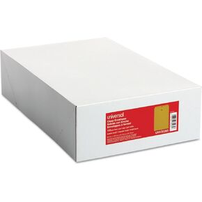 Universal 35265 Kraft Clasp Envelope, Center Seam, 28lb, 9 1/2 x 12 1/2, Brown Kraft (Box of 100)