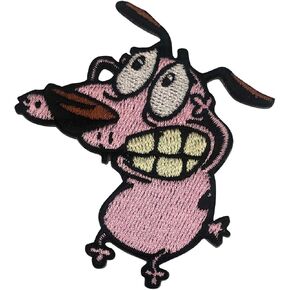 Zen Monkey Studios Courage The Cowardly Dog Iron On Patch