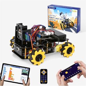Robotics Kit for Kids Ages 8–12, ACEBOTT Smart Robot Car Kit with 3MP Camera, STEM Toys for Boys Compatible with Arduino & Scratch, App & Remote Control, STEM Gift for Boys, Girls and Adults