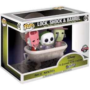 POP! Funko Movie Moments: Disney's The Nightmare Before Christmas - Lock,Shock & Barrel (Exclusive) #474