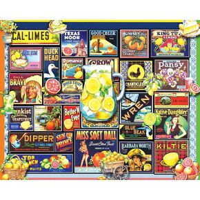 White Mountain Puzzles - Citrus - 1000 Piece Jigsaw Puzzle for Adults & Kids - Fun Family Activity - 24"x30"