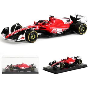 1/43 F1 2023 SF23 16# Charles Leclerc Scuderia SF23 55# Carlos Sainz Alloy Car Die Cast Car Model Collection Gift (1/43 SF23 16# + 55#)
