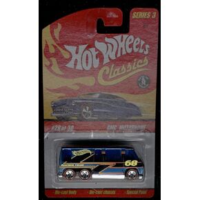 Hot Wheels Classics Series 3 2006-29 of 30 BLUE GMC Motorhome 1:64 Scale