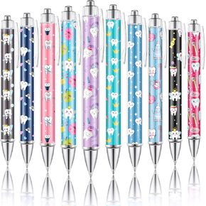 TecUnite 30 Pcs Happy Birthday Pens for Women Colorful Cake Gifts, 1.00 mm Ink Ballpoint Pens Black Ink Writing Pens Journaling Gift, Aesthetic Office Reward Supplies