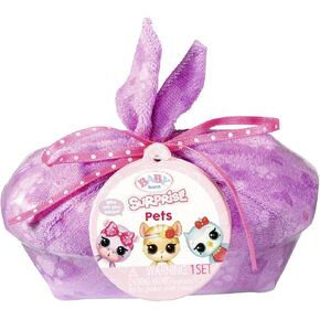 Baby Born Surprise Pets Series 2 with 8+ Surprises, Color Change and Bathtub, Multicolored