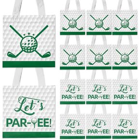24pcs Golf Party Favor Non-woven Bags with Handles