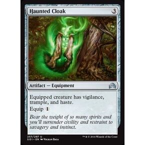 Magic The Gathering - Haunted Cloak (257/297) - Shadows Over Innistrad