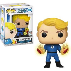 Pop! Marvel: Fantastic Four- Human Torch Glow-in-The-Dark Standard
