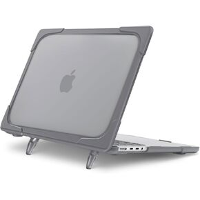 MOSISO Compatible with MacBook Pro 16 inch Case 2025 2024 2023 2022 2021 M4 M3 M2 M1 A3403 A3186 A2991 A2780 A2485 Pro Max Chip, Heavy Duty Shockproof Plastic Hard Case with Fold Kickstand, Pink