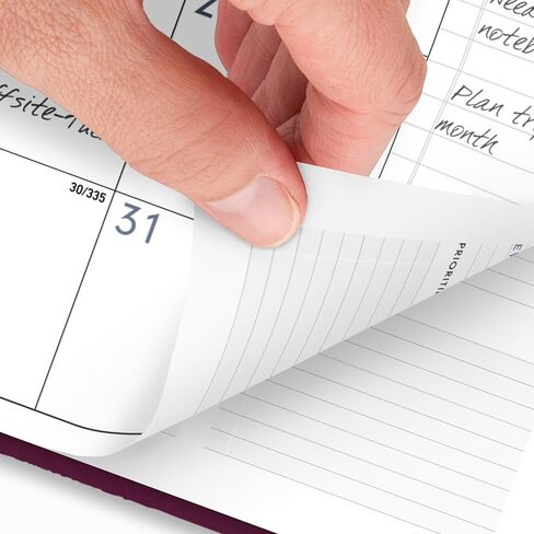 AT-A-GLANCE 2026 Appointment Book Planner, Weekly & Monthly, 8.25" x 11", Large, Half-Hourly, Contemporary, Purple (70940X1426) in Saudi Arabia