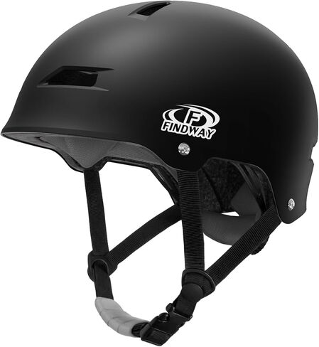 Skateboard Cycling Helmet - Triple Certified Two Removable Liners Ventilation Multi-Sport Scooter Roller Skate Inline Skating Rollerblading BMX MTB for Kids, Youth & Adults in Kuwait