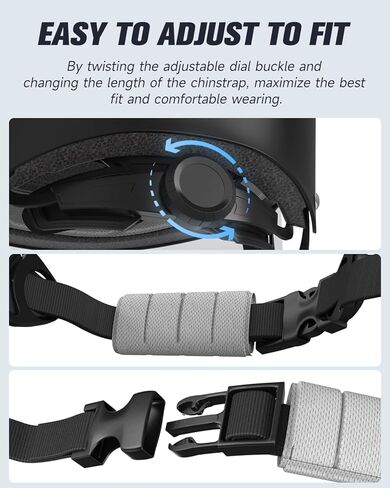 Skateboard Cycling Helmet - Triple Certified Two Removable Liners Ventilation Multi-Sport Scooter Roller Skate Inline Skating Rollerblading BMX MTB for Kids, Youth & Adults in Kuwait