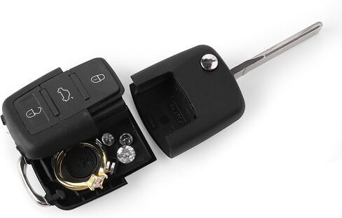 Meejune Fake Car Key Hidden Safe with Secret Compartment - Realistic Looking Key Fob to Store Jewelry or Valuables, Diversion Safe Hidden Safes in Plain Sight, 1 Pack in Saudi Arabia