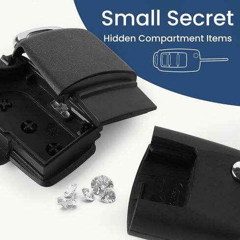 Meejune Fake Car Key Hidden Safe with Secret Compartment - Realistic Looking Key Fob to Store Jewelry or Valuables, Diversion Safe Hidden Safes in Plain Sight, 1 Pack in Saudi Arabia