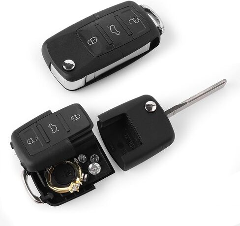 Meejune Fake Car Key Hidden Safe with Secret Compartment - Realistic Looking Key Fob to Store Jewelry or Valuables, Diversion Safe Hidden Safes in Plain Sight, 1 Pack in Saudi Arabia