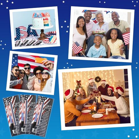 60 Pcs American Flag Ballpoint Pens Red White Blue Patriotic Stars Stripes Stationery Gift Silicone Wristband Bookmarks for Veterans Memorial Day in Saudi Arabia