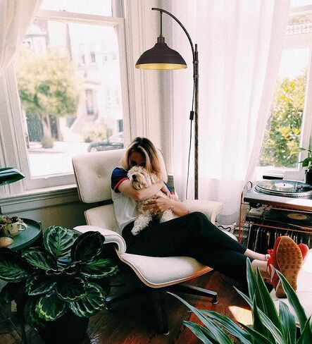 WOXXX Industrial Floor Lamp Modern Rustic Task Floor Lamp in Aged Bronze Finish, Standing Lamp Farmhouse arc Floor Lamps for Living Room Bedrooms Office Vintage Arched Bright Tall Reading lamp in Kuwait