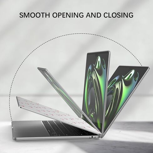 Joyland Clear Hard Shell Case متوافق مع 13 بوصة Macbook Air Case A1932/A2179/A2337 Cute Bear Bowknot طباعة كمبيوتر محمول ماتي المطبوعة للنساء للنساء 13 بوصة in Saudi Arabia