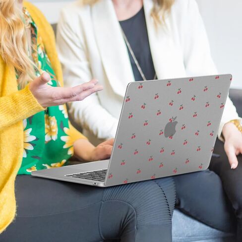 Joyland Clear Hard Shell Case متوافق مع 13 بوصة Macbook Air Case A1932/A2179/A2337 Cute Bear Bowknot طباعة كمبيوتر محمول ماتي المطبوعة للنساء للنساء 13 بوصة in Saudi Arabia
