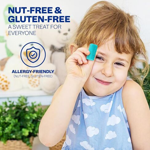 زخارف تحديد مائدة الحلوى ملفوفة بشكل فردي-4 صناديق مليئة بفرديات الحفلات الناعمة المغلفة لحفلة عيد الميلاد ، 4 يوليو ، حمامات الأطفال ، يكشف الجنس ، (الأزرق-العليق) in Kuwait