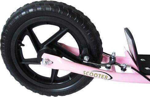 Homcom Kick Scooter for Kids من 5 إلى 12 عامًا ، ودراجة نارية Big Wheel مع مقود قابل للتعديل ، ومكابح قدم غير قابلة للانزلاق ، والفرامل الخلفية in Kuwait