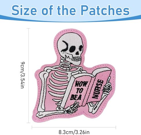 12 Pieces Dog Patches, Hook and Loop Funny Cute Dog Patches for Harness Removable Vest Collar in Kuwait