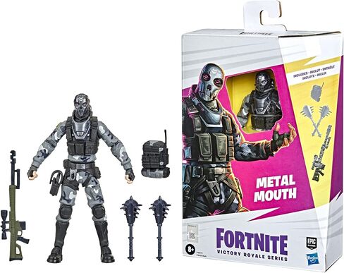 Fortnite Victory Royale Series Metal Metal Math Action Action مع الملحقات - الأعمار 8 وما فوق ، 6 بوصات in Kuwait