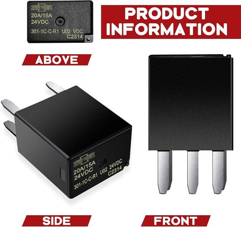 مرحلات الأغراض الخاصة بالسيارات 301-1A-C-R1-U03-12VDC 4 PIN 4 Pack in Kuwait