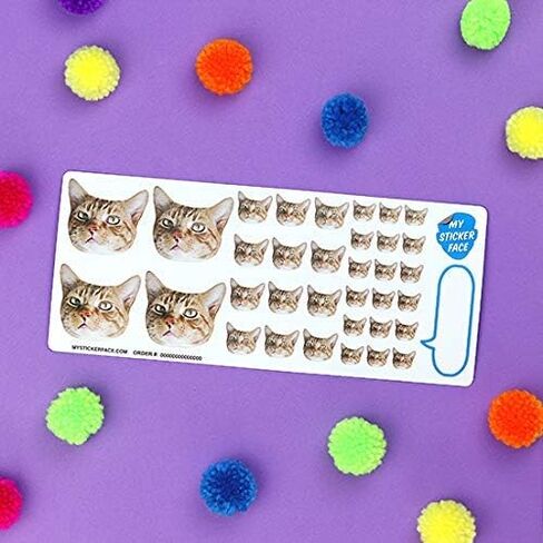 Custom Face Stickers, Pet Stickers, Stickers of Your Face, Elite Sampler Sheet - Custom Gift in Saudi Arabia