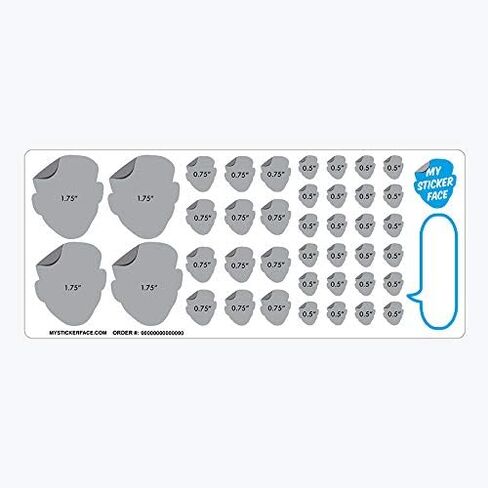 Custom Face Stickers, Pet Stickers, Stickers of Your Face, Elite Sampler Sheet - Custom Gift in Saudi Arabia