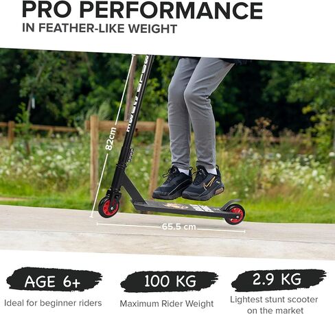 Stunt Scooter for Kids Ages 6-12 8-12 Years | Freestyle Pro 360° | Aluminium Deck | ABEC 7 | Micro Crystalized Deck in Saudi Arabia