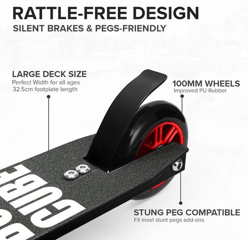 Stunt Scooter for Kids Ages 6-12 8-12 Years | Freestyle Pro 360° | Aluminium Deck | ABEC 7 | Micro Crystalized Deck in Saudi Arabia