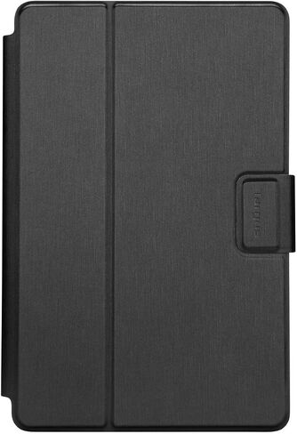 Targus SafeFit Universal Tablet Case for 7-8.5" 360-Degree Rotating Tablet with Hands Free Standup, Military Grade Drop- Safe Protection, Secure Closure,Water-resistant,Anti-Scratch, Black (THZ784GL) in Kuwait