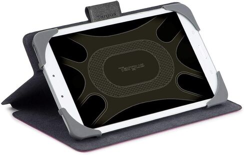 قضية Targus Safefit Universal Tablet لـ 7-8.5 "360 درجة قرص دوار مع الوقوف الخالية من اليدين ، حماية آمنة للصف العسكري ، الإغلاق الآمن ، مقاومة للماء ، مضاد للدخل ، أسود (THZ784GL) in Kuwait
