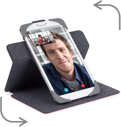 قضية Targus Safefit Universal Tablet لـ 7-8.5 "360 درجة قرص دوار مع الوقوف الخالية من اليدين ، حماية آمنة للصف العسكري ، الإغلاق الآمن ، مقاومة للماء ، مضاد للدخل ، أسود (THZ784GL) in Kuwait