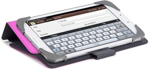 قضية Targus Safefit Universal Tablet لـ 7-8.5 "360 درجة قرص دوار مع الوقوف الخالية من اليدين ، حماية آمنة للصف العسكري ، الإغلاق الآمن ، مقاومة للماء ، مضاد للدخل ، أسود (THZ784GL) in Kuwait