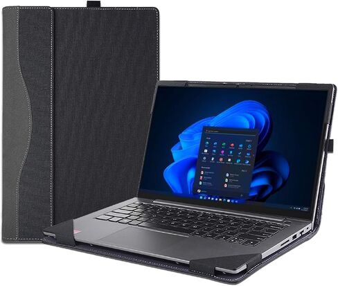 New Case for Lenovo V15 G4 G3 G2 Cover Laptop Sleeve,[Do Check Model] 15.6'' Detachable PU Leather Protective Bag Shell Accessories (Dark Grey) in Saudi Arabia