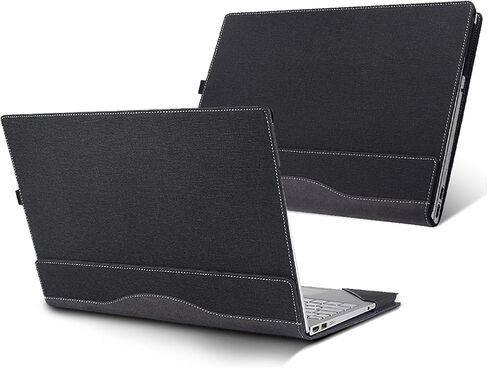 New Case for Lenovo V15 G4 G3 G2 Cover Laptop Sleeve,[Do Check Model] 15.6'' Detachable PU Leather Protective Bag Shell Accessories (Dark Grey) in Saudi Arabia