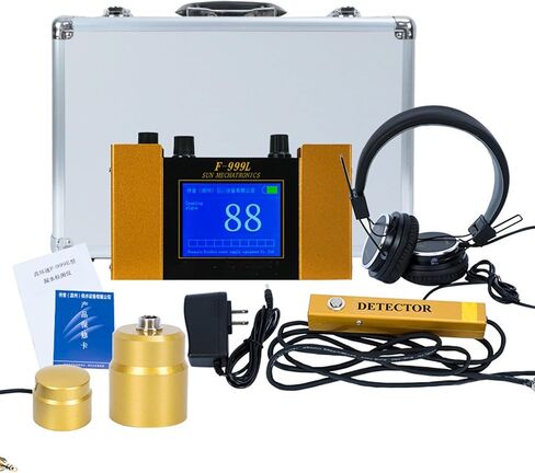 Water Leak Detector, Underground Water Pipe Leakage Monitor with Digital Display & Earphone & Carrying Case for Water Leakage Detection Construction Pipelines (US Plug) in Saudi Arabia