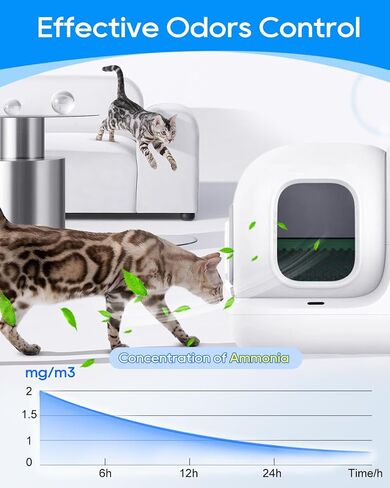 6-Pack N50 Odor Eliminator Refill Compatible with PuraMax 2 Fit for Purobot MAX PRO Automatic Self Cleaning Litter Box, Cat Litter Freshener for Home Toilet in Kuwait