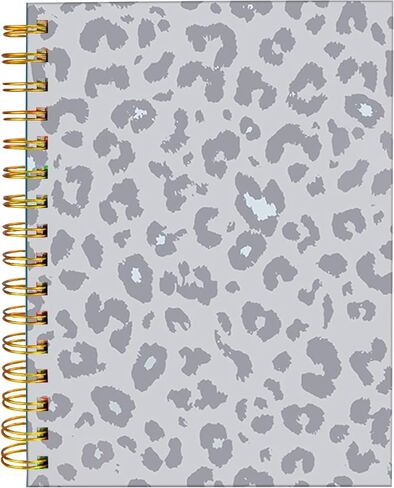iampanda Spiral Journal Notebook,Strong TwinWire Binding with Premium Paper for Girl Women,60 Sheets A5 College Ruled NotebookJournal,Perfect for School Office Home Gifts,Sunflower Pink Flowers Dog in Kuwait