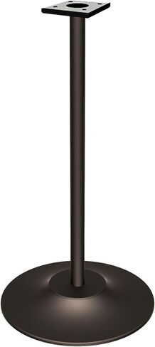 Single Black Metal Stand with Square Base for Candy Gumball Bulk Vending Machines in Kuwait